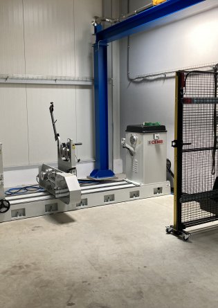 Nově vyvažujeme rotory až do hmotnosti 3500 kg