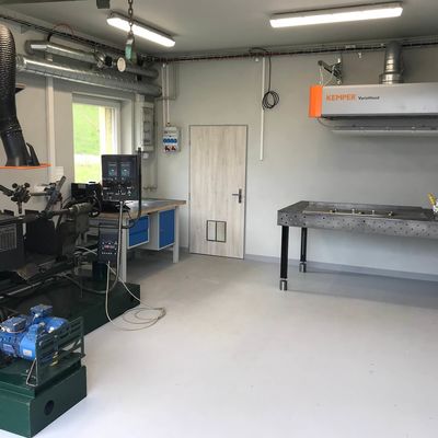 New welding room